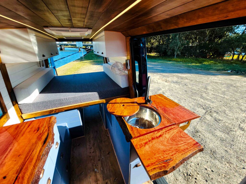 Revanped Bespoke Camper Van / RV Fitout - Grant & Janet VW Crafter -