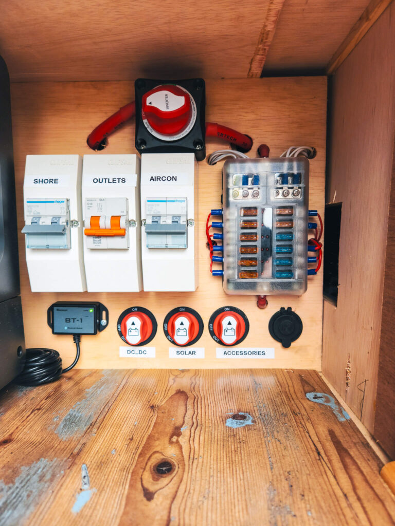 Revanped Bespoke Camper Van / RV Fitout - Grant & Janet VW Crafter - Electrical System -