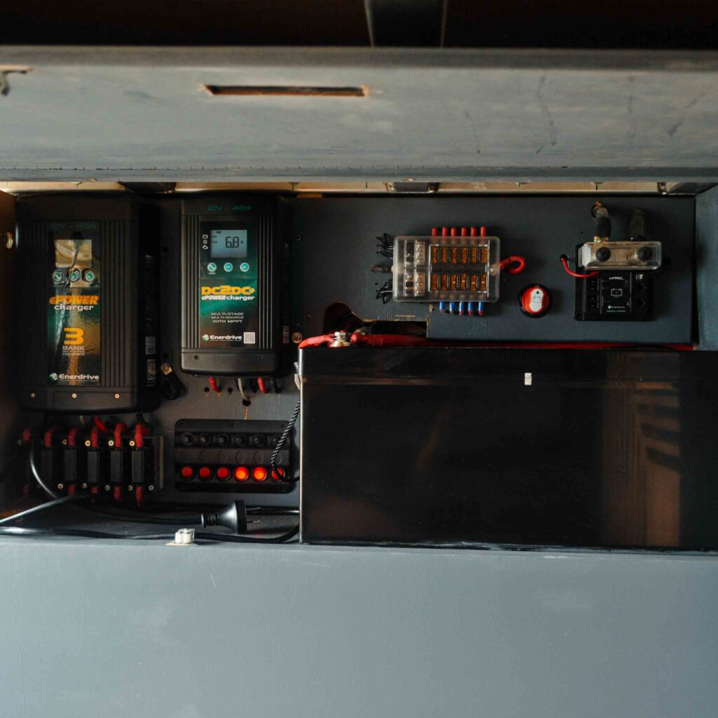 Revanped Custom Camper Van / RV Fitout - Mels VW Crafter - 300AH Electrical System
