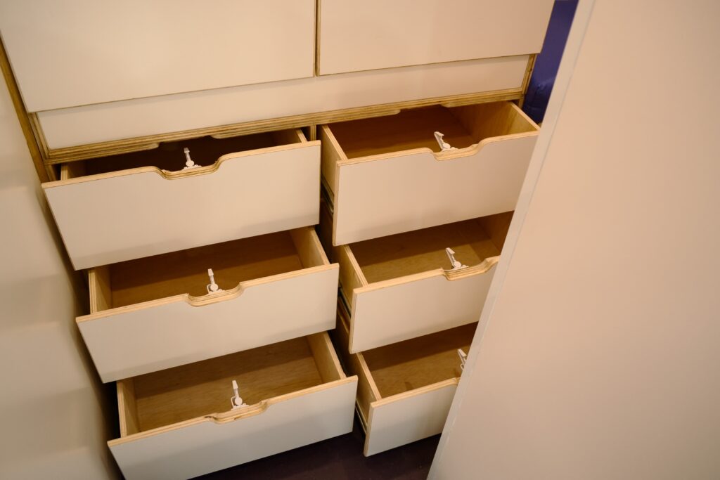 4 Voices Mobile Office Fitout - Revanped Custom Van Conversions Sunshine Coast - Custom Cabinetry