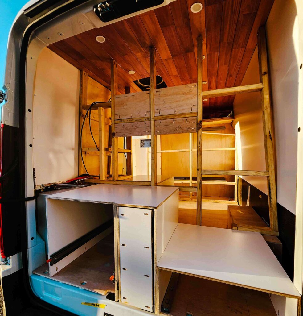 4 Voices Mobile Office Fitout - Revanped Custom Van Conversions Sunshine Coast