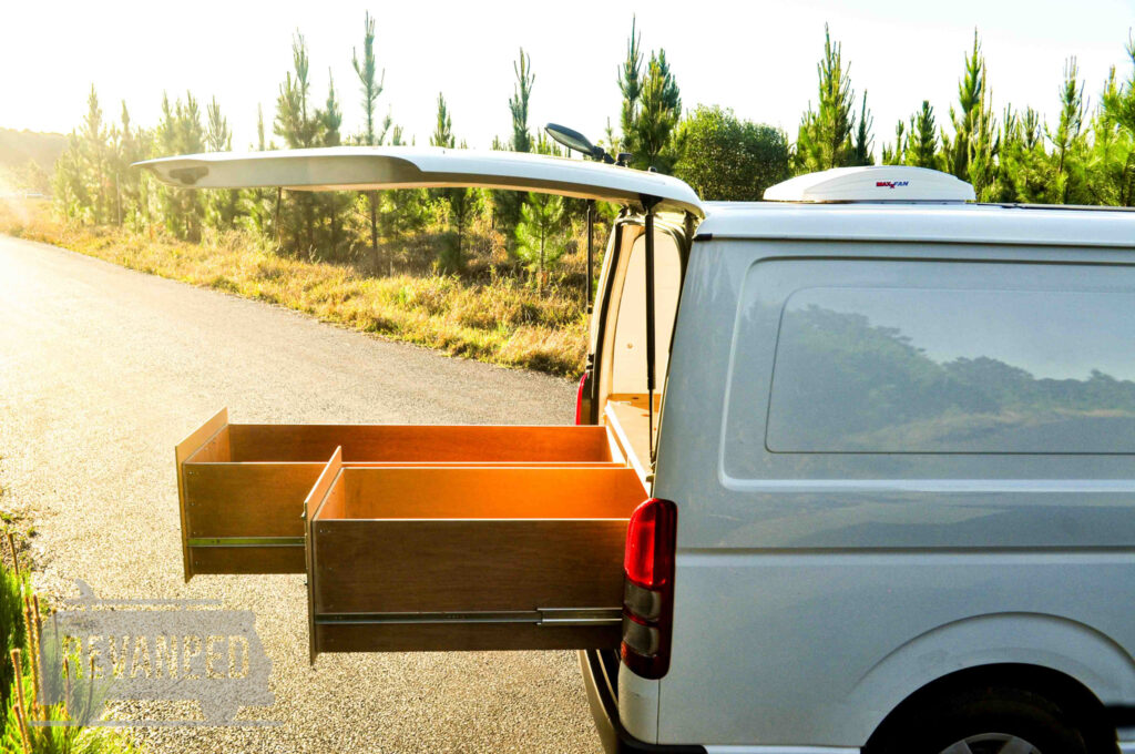 Revanped Custom Camper Van / RV Fitout - Shellys Toyota Hiace Conversion