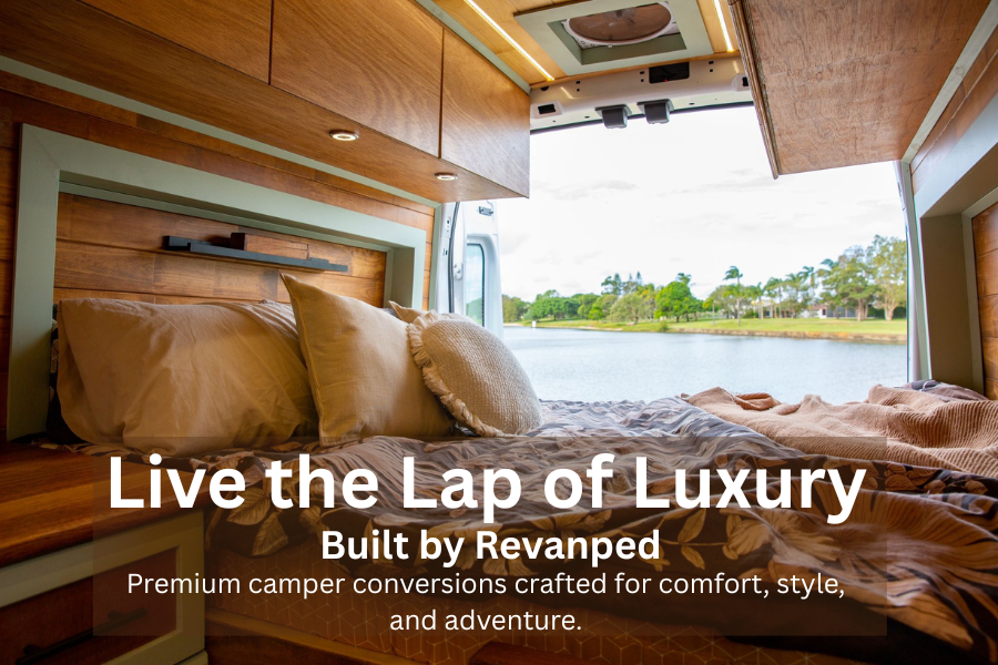 Revanped custom camper van conversion showcasing luxury builds on the Sunshine Coast.